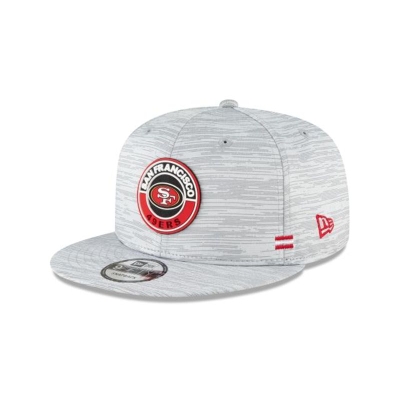 San Francisco 49ers Gorra | New Era Official NFL Fall Sideline 9fifty Snapback Cap Mexico - Grises
